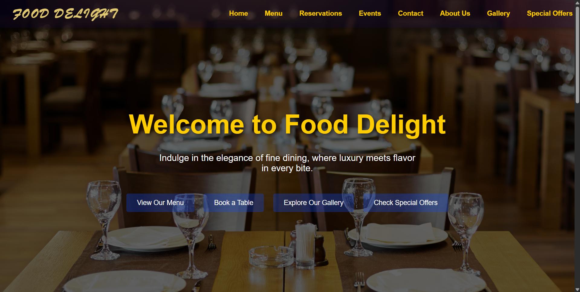Food Delight Restaurant